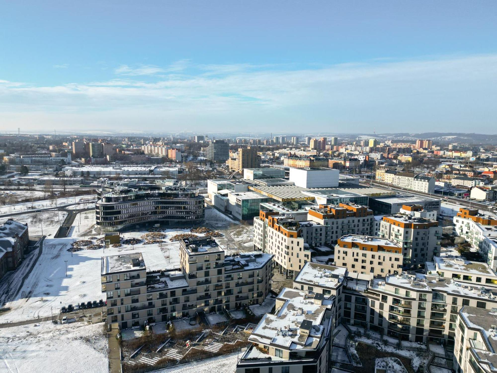 Bnb New Beautiful Apartment In The Center Of Ostrava With Option Garage Parking Zewnętrze zdjęcie