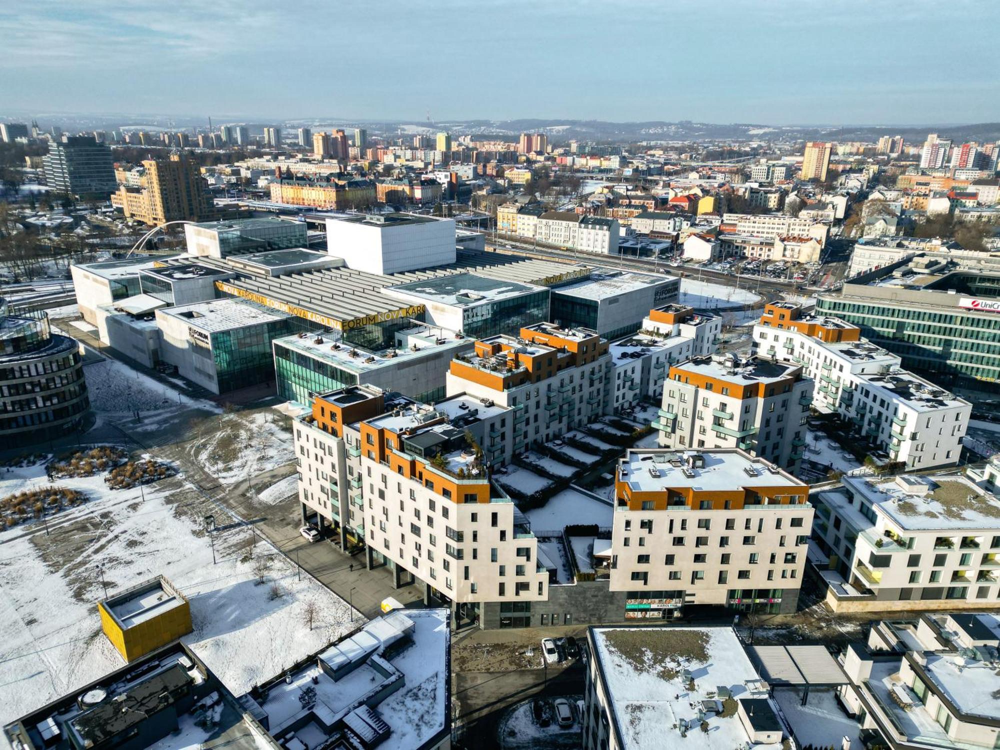 Bnb New Beautiful Apartment In The Center Of Ostrava With Option Garage Parking Zewnętrze zdjęcie